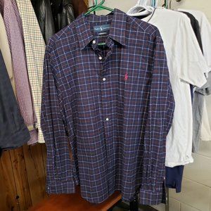 Polo by Ralph Lauren ~ Long Sleeve Button Down Shirt~ Men’s Large CLASSIC FIT ~